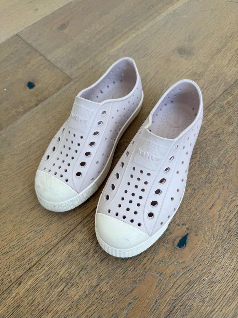 Native Jefferson Slip-On Shoes in Light Pink 13